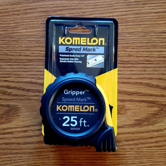 Komelon 25' Gripper Tape Measure. - Picture 1 of 11